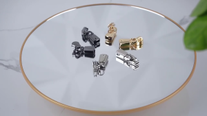 Set 5 đầu khóa kéo răng 5 đầu khóa kéo kim loại không gỉ đầu khóa kéo cho quần áo balo túi xách