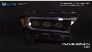 Ford Ranger T7/T8 Bugatti V2 Style Vland Led Head Lamp