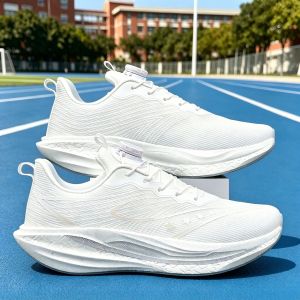 CVPAJ | Childrens and Teen Boys Summer Breathable Lightweight Soft-soled White Sports Shoes