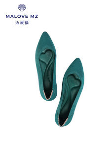 New Comfortable Work Shoes for Women Flat Pointed Single Shoe