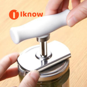 I know Adjustable Multi-function Bottle Cap Opener Stainless Steel Lids Off Jar Opener Labor-saving Screw Can Opener for Kitchen Gadget Kitchen Accessories