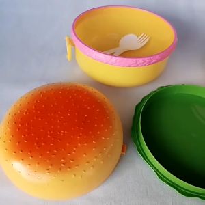 LUNCH BOX KOTAK BEKAL ANAK // TEMPAT MAKAN ANAK BENTUK HAMBURGER UNIK
