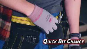 REVO Cordless Impact Electric Drill Power Hammer Tool with Two Rechargeable Batteries