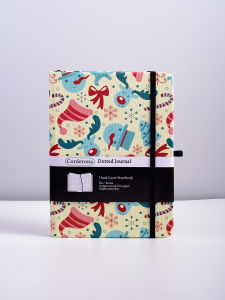 B6 Christmas Bullet Dotted Journal 160gsm Thick Paper Travel Planner Diary Hardcover Dot Grid Notebook