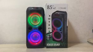 New PartyBox RGB JB-L lighting outdoor Bluetooth speaker TTD-2809 DUEL 8 INCH Party Speaker Bluetooth Wireless with Microphone & Remote Control
