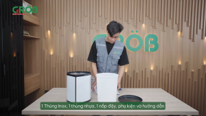 Thùng rác vỏ Inox nhựa cao cấp