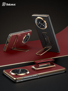 BALUEUS | Leather Full Coverage Shockproof Case with Wristband Stand Foldable Phone Protector