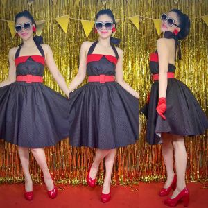 ชุดวินเทจ ชุดย้อนยุค ชุดตีมงานวัด ชุดธีมงานวัด