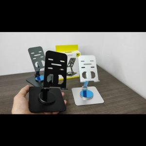 PHONE HOLDER STAND HOLDER FOLDING DEKSTOP STAND BRACKET BAHAN BESI METAL ALLOY S368