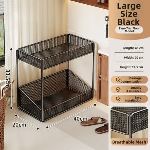 evesigar | Mobile Multi-level Bathroom Storage Rack