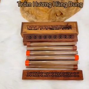 Nhang Trầm Hương Không Tăm Nguyên Chất Mùi Thơm Dịu Nhẹ - 20gr 80 cây- Trầm Hương Hùng Dung