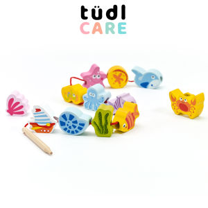 Classic World Ocean and Fish Lacing Beads for Toddlers