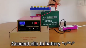 12V/24V Heavy-Duty Battery Charger – Fast Charging Portable AutomaticHeavy Fully Pulse Repair