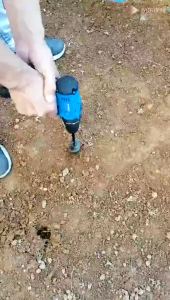 Gardening Auger Drill Bit Earth Auger Drill Spiral Drill Bit Home Garden Hole Digger Gerudi Korek Tanah Ground Auger