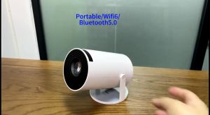 Shade HY300 Smart Proyektor Android 11.0 4K UHD 1080P Proyektor Fleksibel Proyektor Laser Portabel WiFi Telepon Wireless WiFi6.0 Bluetooth 5.0 1GB+8GB 320 ANSI Lumens