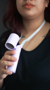 Dreepor Foldable Mini Turbo Rechargeable Handheld Fan High-Speed Motor & 100 Speed Levels