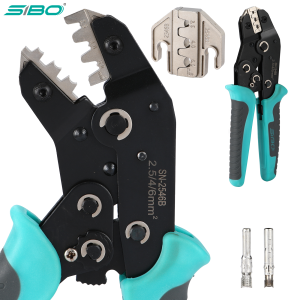 SIBO SN-68B SN-58B Ratcheting Crimping Tool for Dupont JST MOLEX Open BarrelDupont Molex JST TE Terminals & EPS PCIE SATA Pins