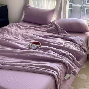KAMONI | Luxury Thin Summer Cooling Quilt Set 4 Pieces Single Person