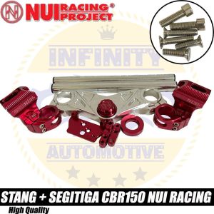 Stang Jepit Segitiga Full Set 100% ORI Nui Racing CBR150 CB150R