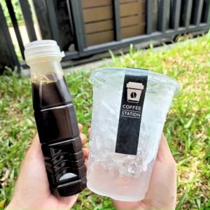เพิ่มชื่อร้านขั้นต่ำ 10 ชุด - สติกเกอร์ติดแก้วกาแฟ Coffee ติดเครื่องมือ เพิ่มโลโก้ได้ เนื้อมันเงากันน้ำ 40% (ขนาด 2x10 cm.) 60 ดวง พร้อมส่ง TS071-กระดาษ