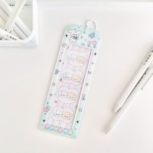 Cute Butterfly Knot Dog Cartoon Four-Panel Card Holder Idol Star Chaser Fan Card Package Lovely Pet Accessory Storage Case