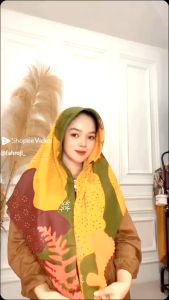 hijab Instan kerudung Resleting Terbaru 2024 Jilbab Voal