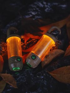 LED Camping Lights Mini Portable Type-C Rechargeable Keychain Hook Multifunctional Flashlight For Tent Outdoor