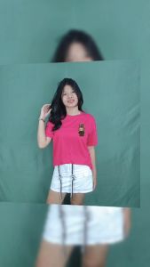 Kaos Wanita Fanta DTF Labubu Mini