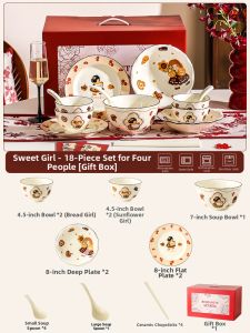 Mr.Snail | Ceramic Tableware Set for Gift