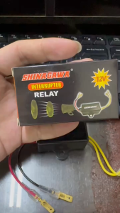 Shinagawa ALLAN 12V Adjustable Horn Light Relay for Motorcycles Safe Reliable Trustworthy Interrupter Relay