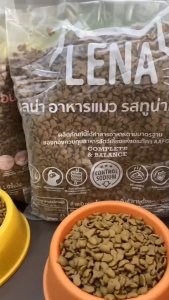 [1 Kg] LENA อาหารแมวแบบเม็ด ควบคุมความเค็มสำหรับแมว 1 ปี ไม่เติมเกลือ ขนาด 1 kg
