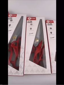 Kéo cắt vải Pin đỏ đen 10"11"12" (Tặng kèm 1 kéo bấm nhỏ) được sử dụng trong ngành may mặc (GIÁ 1 CÁI)