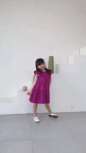 Two Mix Dress Anak Perempuan - Baju Anak Cewek - Girls Dress 1-8 Tahun 4335