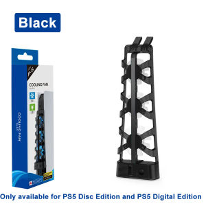 For PS5Both Disc and Digital Cooling Fan with LED Light for PS5 Both Disc and Digital Editions Gaming Accessorie Cooling System