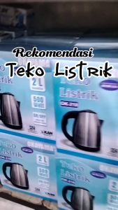 Teko Listrik Stainless Steel 2 Liter & Aksesoris Pemanas Air