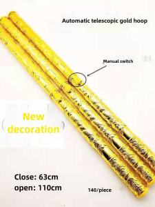 Kids Toy Retractable Golden Hoop Stick Journey to the West Qi Tian Da Sheng Ruyi Golden Hoop Stick Stall Outdoor Creative Toy