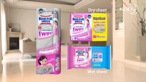 Magiclean Wiper Wet Sheets 16s | Lemongrass & Bergamot Scent | Kills 99.9% Bacteria +150% Cleaning Power | 3D Embossed Sheets | Japans #1 Household Brand | Imported | For All Hard Floors