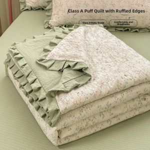 NAIYOUCHENG | Korean Lace Style Summer Air Conditioner Quilt Washable