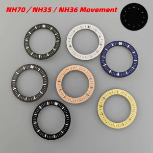 31mm Green Luminous Hollowed Out Watch Dial Watch Faces Accessories Repair Parts NH70/NH35 / NH36 Movement
