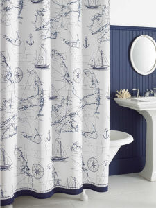 European Style ness Polyester Bath Curtain Thick Waterproof Mold Proof Room Partition Door Curtain for Bathroom