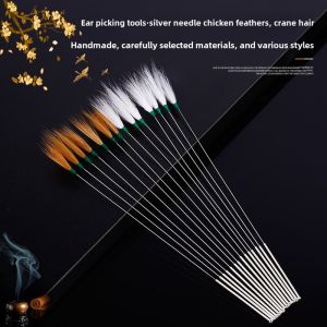 Eagle Feather Duck Feather Ear Cleaning Tool Chicken Feather Special Purpose Tool for Ear Cleaning Home Personal Care