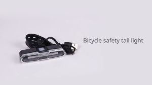 New Bike Tail Light Ultra Bright Bike Light USB Rechargeable LED Bicycle Rear Light 5 Light Mode Headlights with Red+Blue