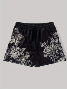 Bandai | Summer Hot Selling New Beautiful Flower Color 3D Printing Fashionable Outdoor Loose Breathable Quick Drying Street Y2K Shorts