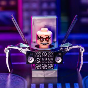 Chinese Building Blocks Small Particles Doll Toy Super Toilet Man Clock Man TV Monitor Man Lg1013 Assemble Toy