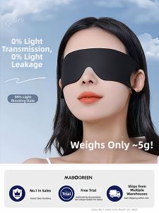 WANBAOLV | Full Blackout Sleep Eye Mask