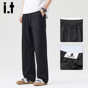 FINGERCROXX | Icy Silk Casual Trousers Men