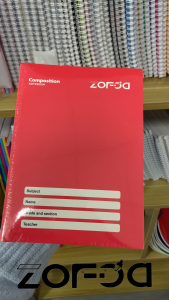 10PCS ZOFDA Composition Writing Notebook A5 Grade 1-5 School Supplies Colors Writing Notebook