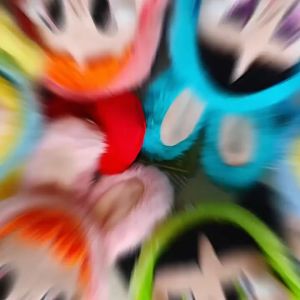 Gantungan Kunci Karakter Animasi Powerpuff Girls Warna-Warni
