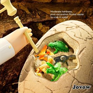 Exciting Dinosaur Egg Digging Kit - Develops Fine Motor Skills Hand-Eye Coordination and Problem-Solving Abilities - Educational Fun and Interactive Toy for Kids Perfect as Christmas Halloween or Easter Gift