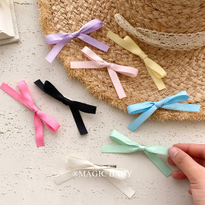 Sweet Butterfly Knot Hair Clips Childrens Hair Accessories Versatile Hair Decorations for Girls Cute Ribbon Hair Grips